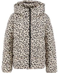 Barbour - Olivios Hooded Long Sleeve Full Zip Short Puffer Jacket - Lyst