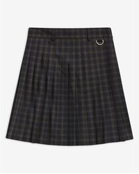 Barbour - Carville Re-Engineered Tartan Mini Pleated Skirt - Lyst