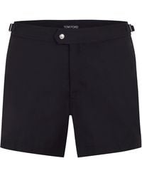 Tom Ford - Tf Poplin Swim Shorts - Lyst
