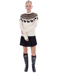 HUNTER - Fairisle Crew Neck Jumper - Lyst