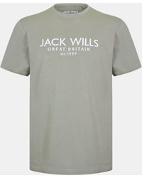 Jack Wills - Carnaby Logo T-Shirt - Lyst