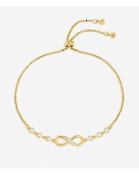 Jon Richard - 18K Plated Infinity Toggle Bracelet - Lyst