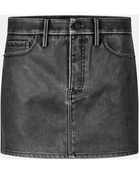 GOOD AMERICAN - Leather High-Rise Mini Skirt - Lyst