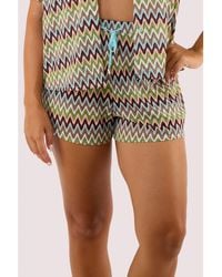 Wolf & Whistle - Kalahari Zig Zag Crochet Beach Shorts - Lyst