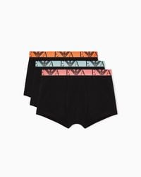Emporio Armani - Core Logo Boxers 3-Pack - Lyst
