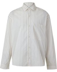 MKI Miyuki-Zoku - Stripe Long Sleeve Patterned Shirt - Lyst