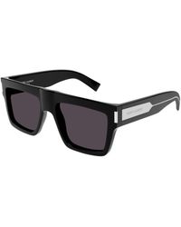 Saint Laurent - Sl 572 Square Frame Sunglasses - Lyst
