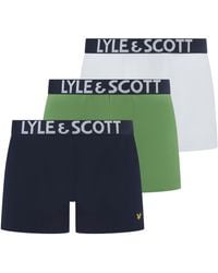 Lyle & Scott - Daniel Cotton Mid-Rise Boxer 3 Pack - Lyst