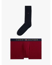 Tommy Hilfiger - Waistband Trunk & Sock Set - Lyst