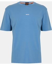 BOSS - Oversized Tchup T-Shirt With Logo Detail - Lyst