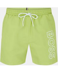 BOSS - Swim Shorts With Logo Detail (Stormfish) - Lyst