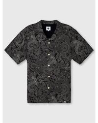 Pretty Green - Patterned Short Sleeve Shirt - Lyst