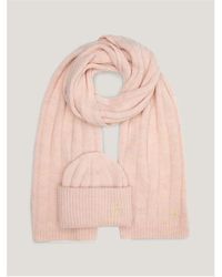 Tommy Hilfiger - Timeless Beanie And Scarf - Lyst