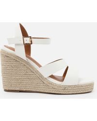 Where's That From - Pu Wide-Fit Pu Sansa Wedge Shoes - Lyst