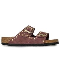 Birkenstock - Arizona Rivet Flat Sandals - Lyst