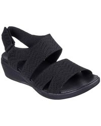 Skechers - Adjustable Knit Cut Out Sandal W Lu Sports Sandals - Lyst