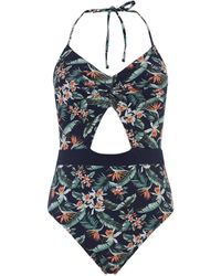 oasis stripe 2 way swimsuit