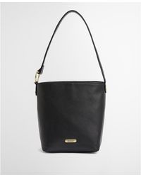 Barbour - Cedar Leather Bucket Bag - Lyst