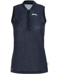 Slazenger 1881 - Zip Sleeveless Polo - Lyst