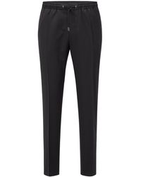 BOSS - Banks Slim Fit Trousers - Lyst