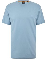 BOSS - Tales T-Shirt With Logo Patch Premium Cotton - Lyst