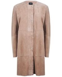 Weekend by Maxmara Suede Overcoat - Multicolour
