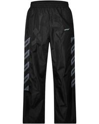 Off-White c/o Virgil Abloh - Open Hem Woven Tracksuit Joggers - Lyst