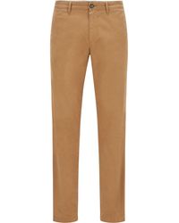 BOSS - Crigan2 D Straight Leg Trousers - Lyst