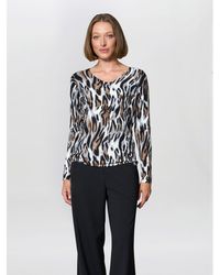 Gina Bacconi - Nessa Animal Print Jumper - Lyst