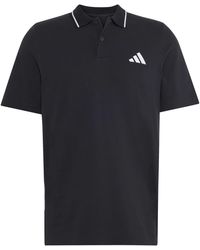 adidas - Essentials Cotton 3-Stripes Polo Shirt - Lyst