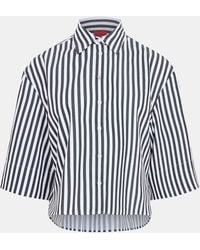 HUGO - Ephraima Long Sleeve Blouse - Lyst