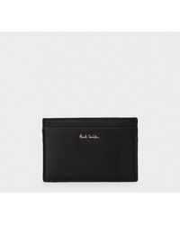 Paul Smith - Signature Stripe Leather Card Holder - Lyst