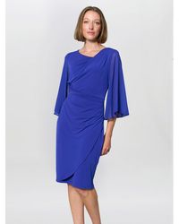 Gina Bacconi - Jo Draped Jersey Dress - Lyst