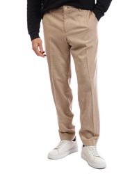 BOSS - Straight Leg Trousers - Lyst