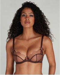Agent Provocateur - Lorna Plunge Underwired Bra - Lyst