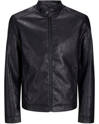 Jack & Jones - Jack Dylan Pu Jacket Plus Size - Lyst