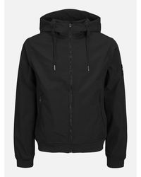 Jack & Jones - Zipped Hooded Softshell Jacket - Lyst
