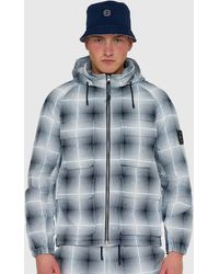 Marshall Artist - Check Short Puffer Jacket - Lyst