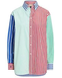 Polo Ralph Lauren - Oversize Striped Cotton Fun Shirt - Lyst