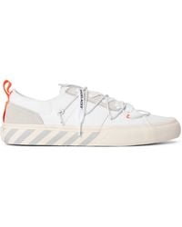 L/AB Off White - Tape Canvas Vulcan Low-Top Trainers - Lyst