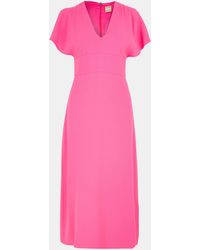 BOSS - Dawinga Slim Fit Long Length Dress - Lyst