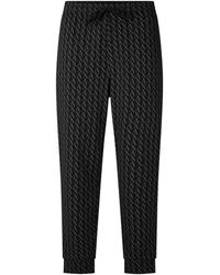 ARMANI EXCHANGE - Mono Cotton Fleece Joggers - Lyst