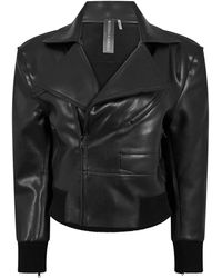 Norma Kamali - Mini Moto Bomber Jacket - Lyst