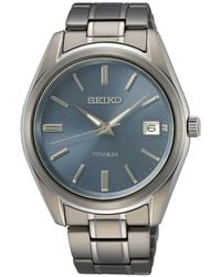 Seiko - Classic Date Quartz Analogue Quartz Watch - Lyst