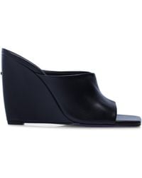 BOSS - Block Heel Court Shoes - Lyst