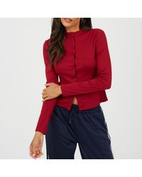 Brave Soul - Bs Long Sleeve Button Through Top - Lyst
