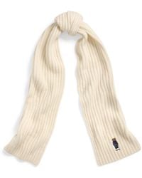 Polo Ralph Lauren - Polo Bear Wool Embroidered Midweight Scarf - Lyst