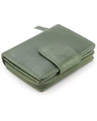 PRIMEHIDE Leather - Washed Cancun Small Trifold Purse Selena - Lyst