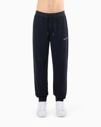 ARMANI EXCHANGE - Closed Hem Fleece Joggers - Lyst