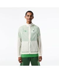 Lacoste - Roland Garros Lightweight Half-Zip Rain Anorak - Lyst